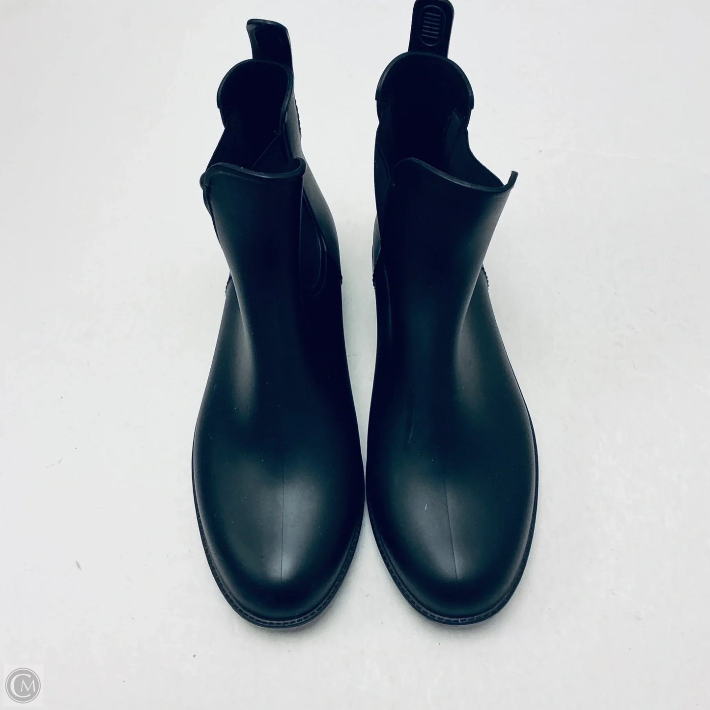 Boots Ankle Flats By Clothes Mentor In Black, Size: 11