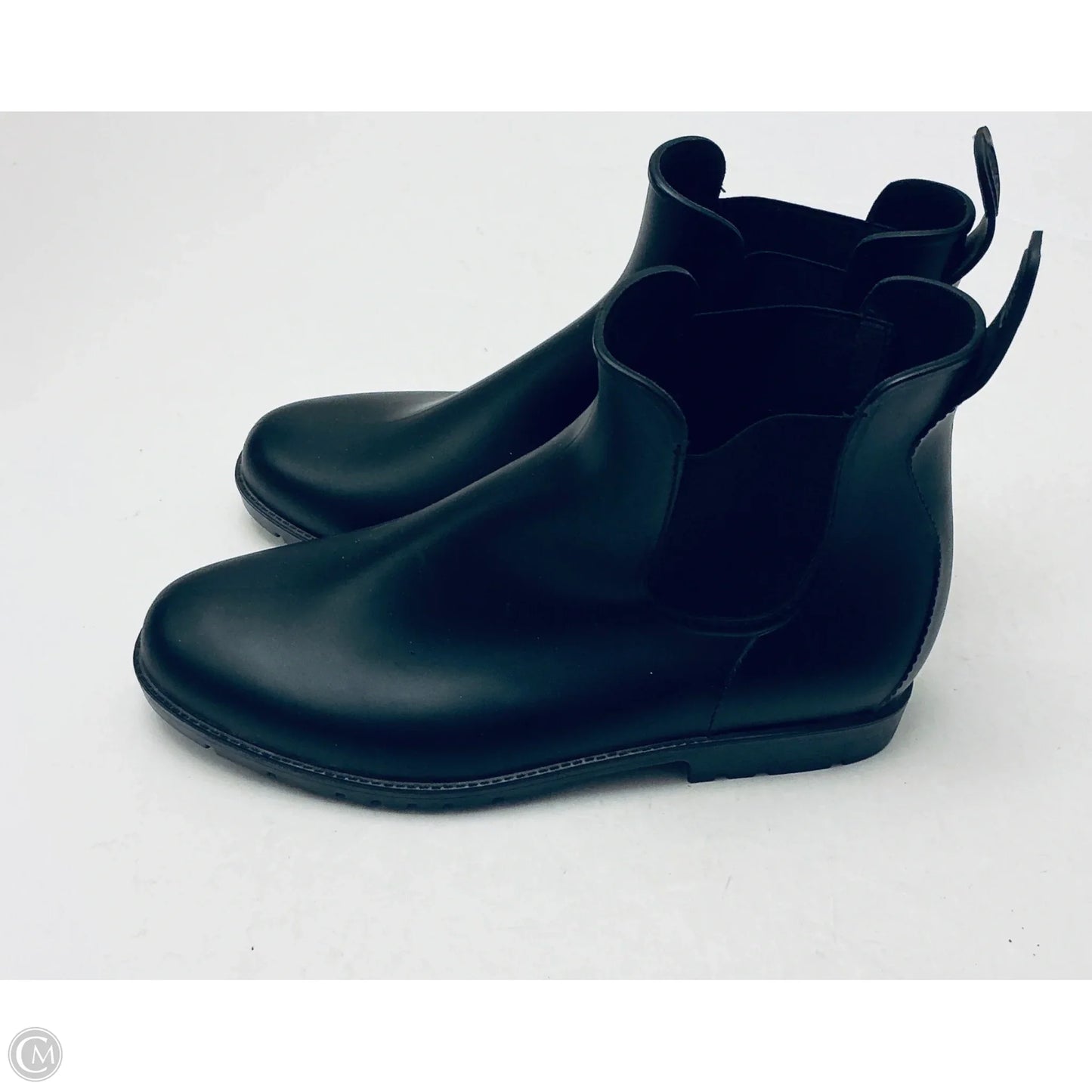 Boots Ankle Flats By Clothes Mentor In Black, Size: 11