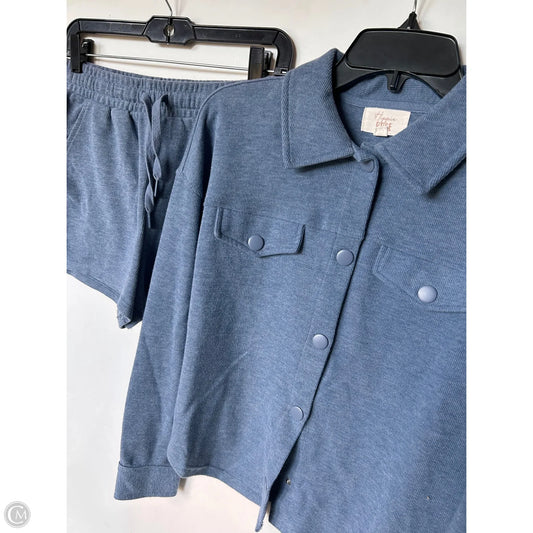 Shorts Set By Hippie Rose In Blue, Size: S