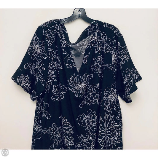 Dress Casual Short By Clothes Mentor In Black, Size: 3x