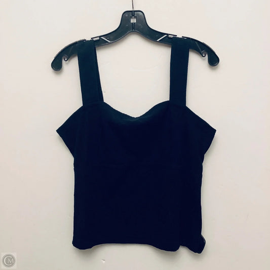 Top Sleeveless By Maeve In Black, Size: M