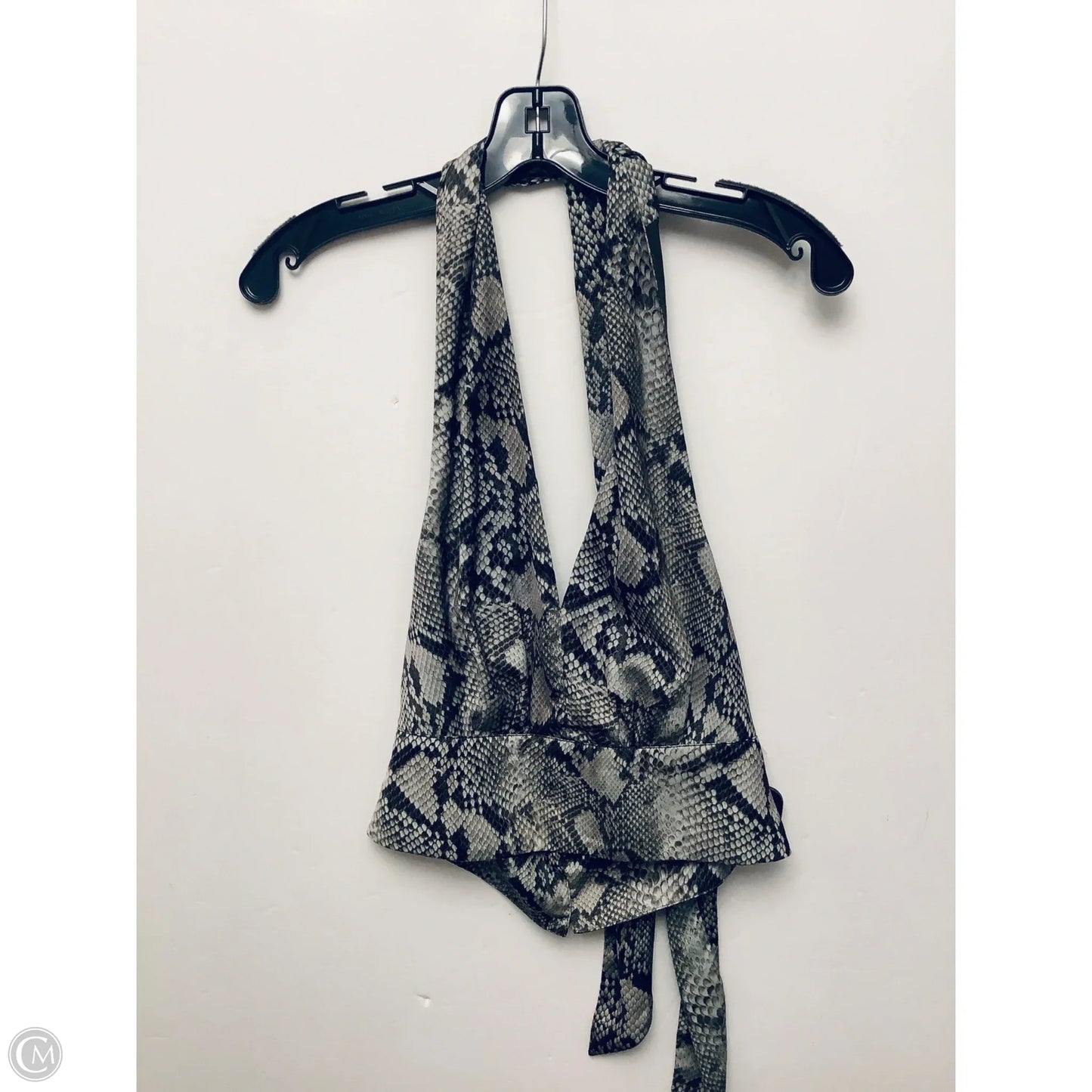 Top Sleeveless By Banana Republic In Snakeskin Print, Size: Xs