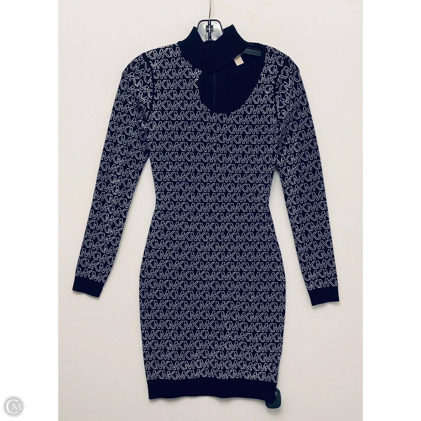 Dress Casual Midi By Michael By Michael Kors In Silver, Size: Xxs