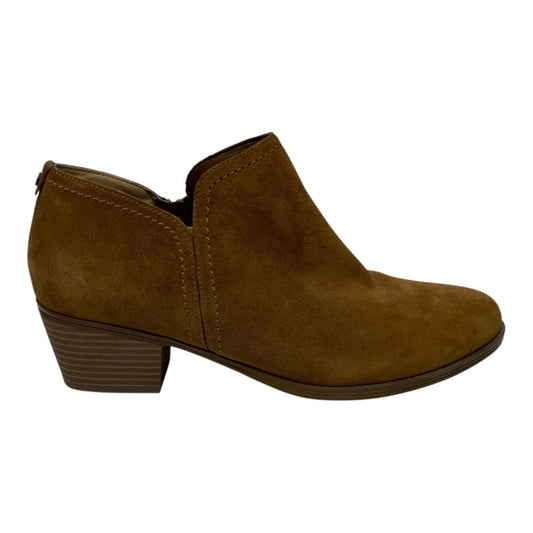 Boots Ankle Heels By Naturalizer In Brown, Size:11