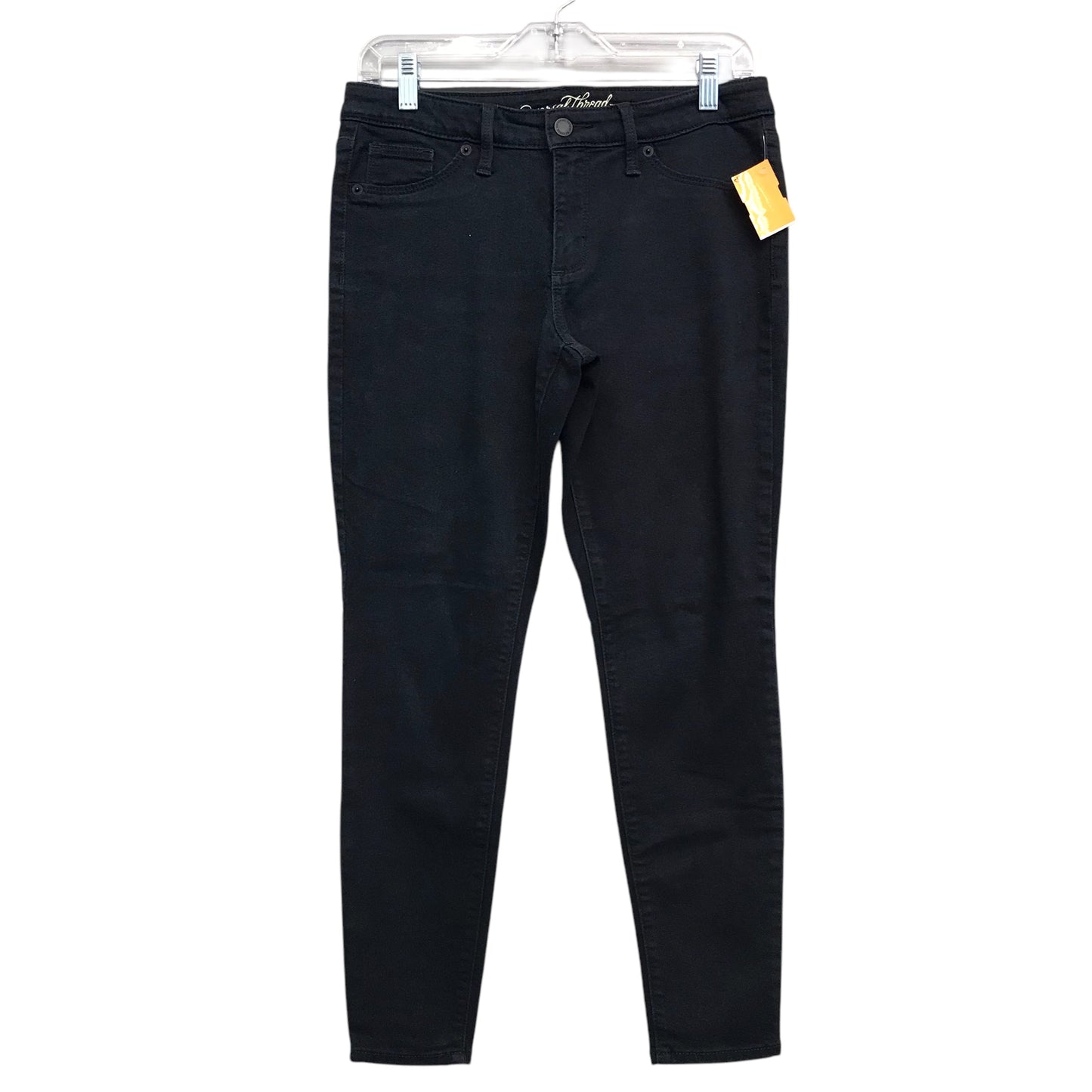 Jeans Jeggings By Universal Thread In Black Denim, Size:6