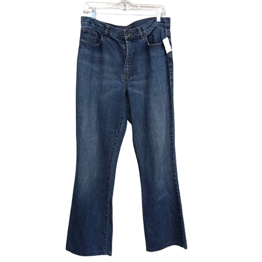 Jeans Boot Cut By Lauren Jeans Co In Blue Denim, Size:12