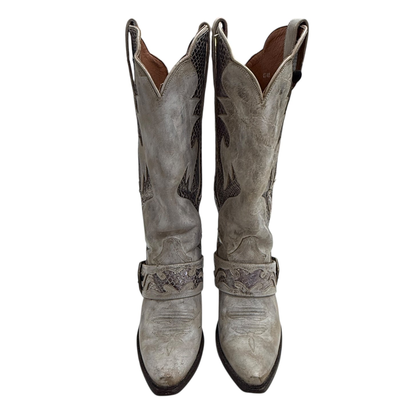 Sydney Snip Toe Western Boots By Dan Post In Grey, Size: 8.5