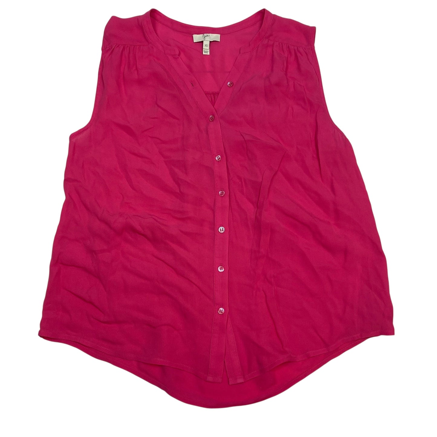 Top Sleeveless By Joie In Pink, Size:Xs