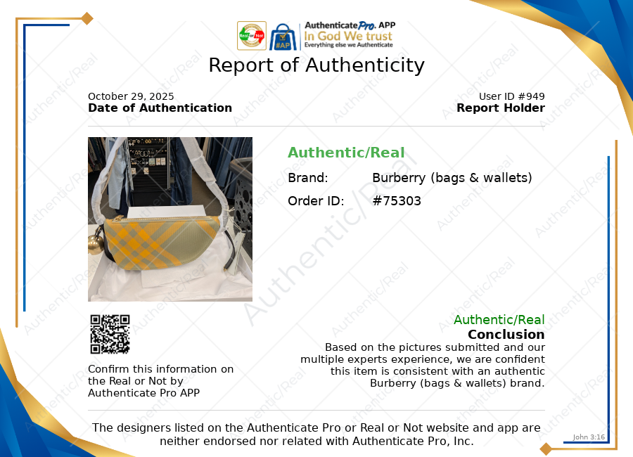 Handbag Luxury Designer By Burberry In Plaid Pattern, Size:Small