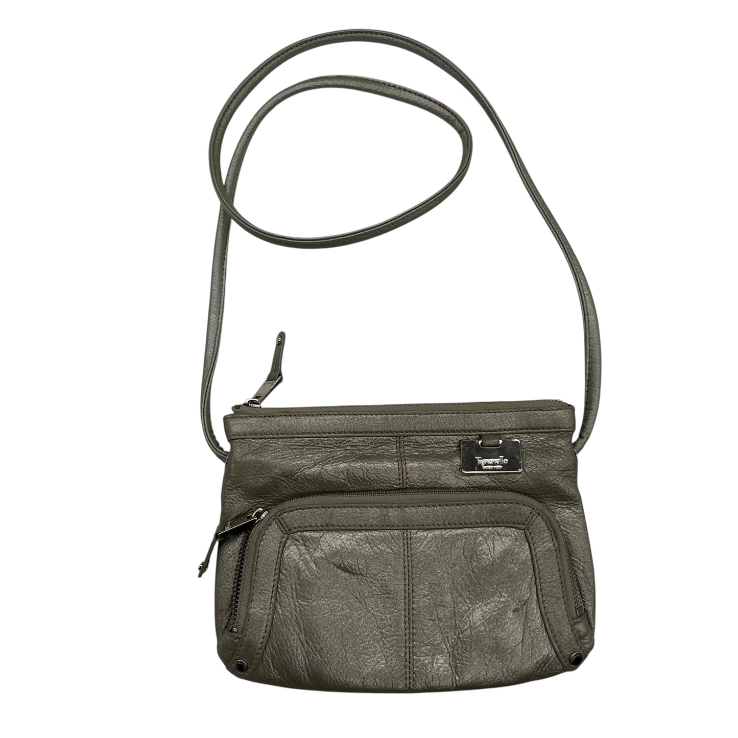 Crossbody Leather By Tignanello  Purses In Tan, Size:Small