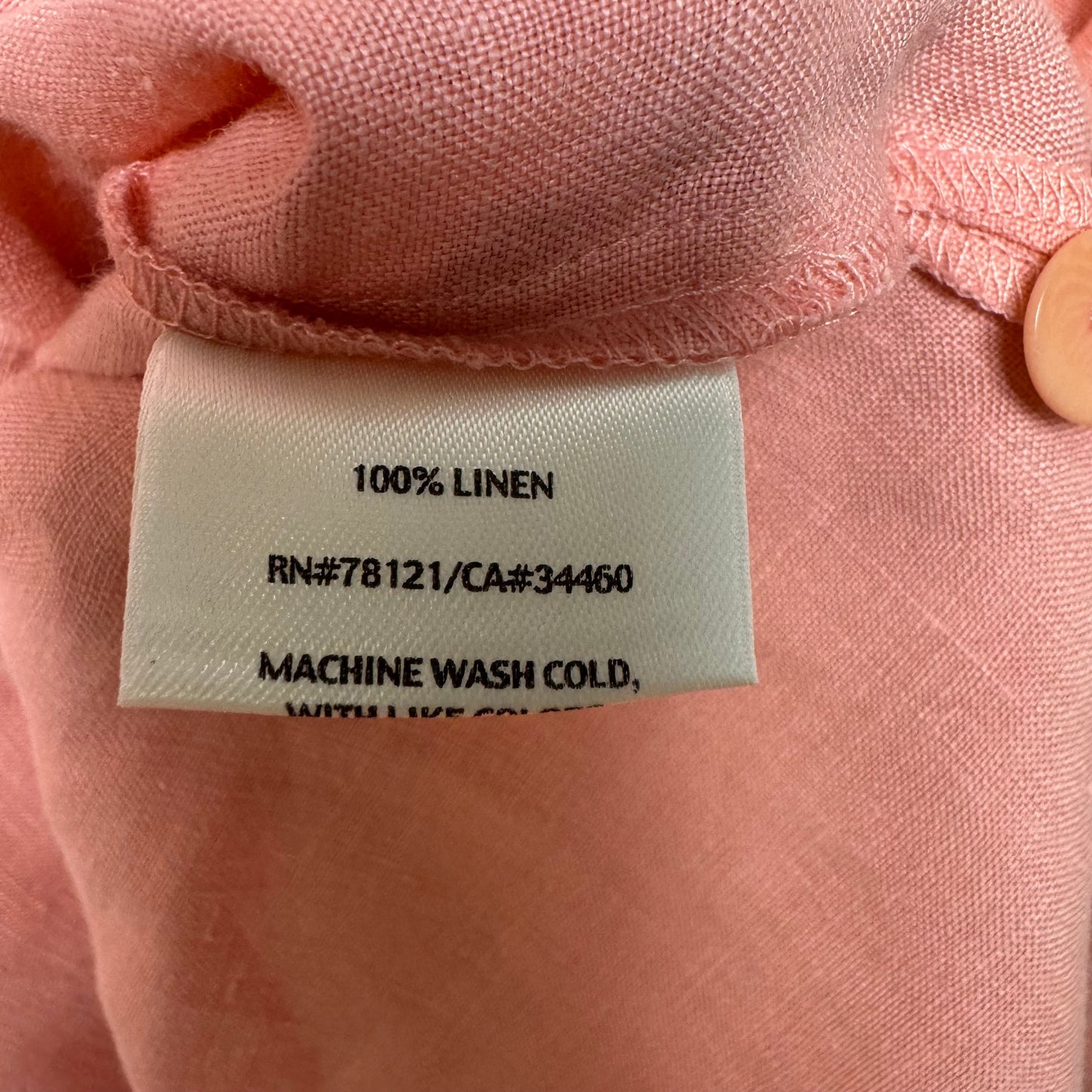 Top Long Sleeve By Eileen Fisher In Pink, Size: L