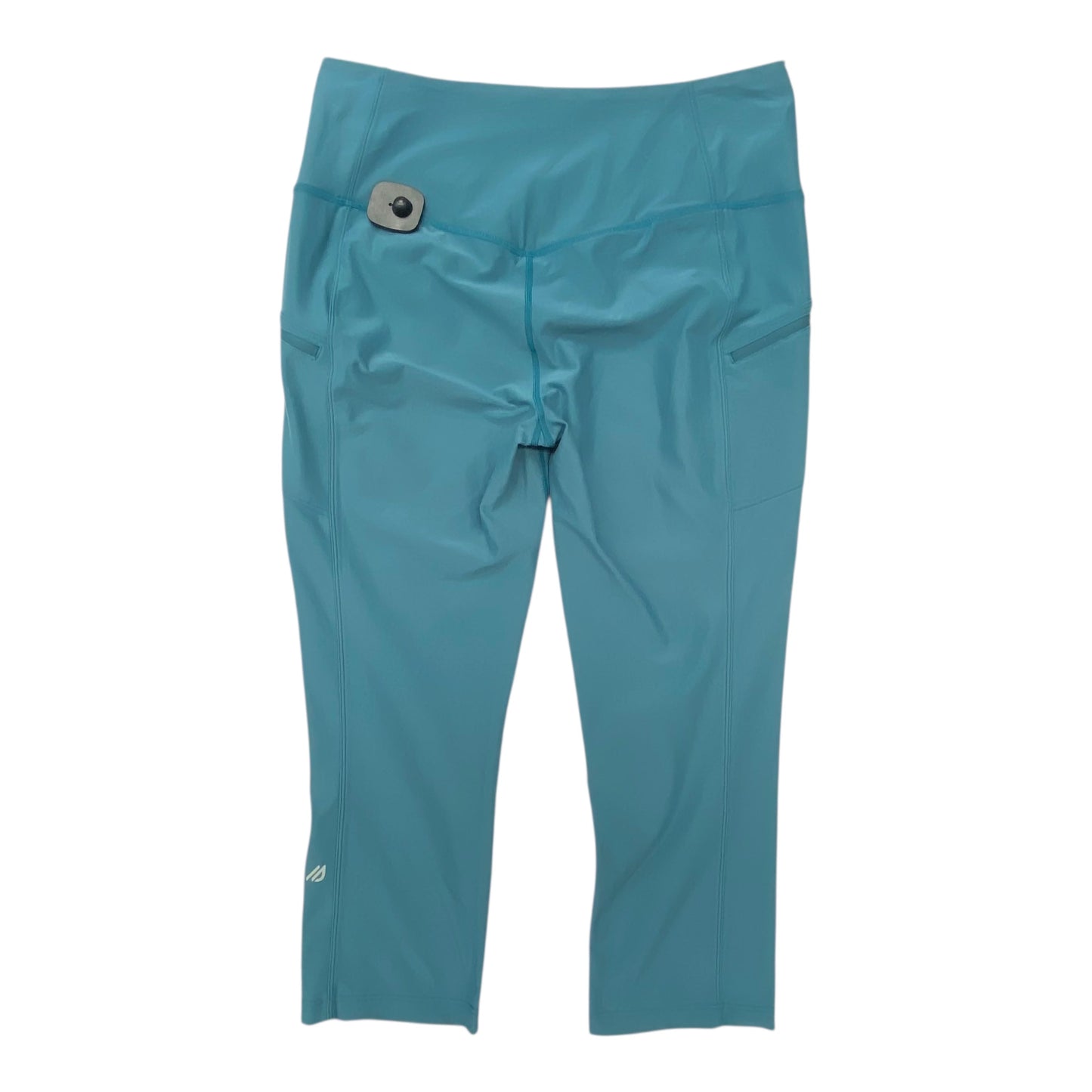 Athletic Capris By Eddie Bauer In Teal, Size:L