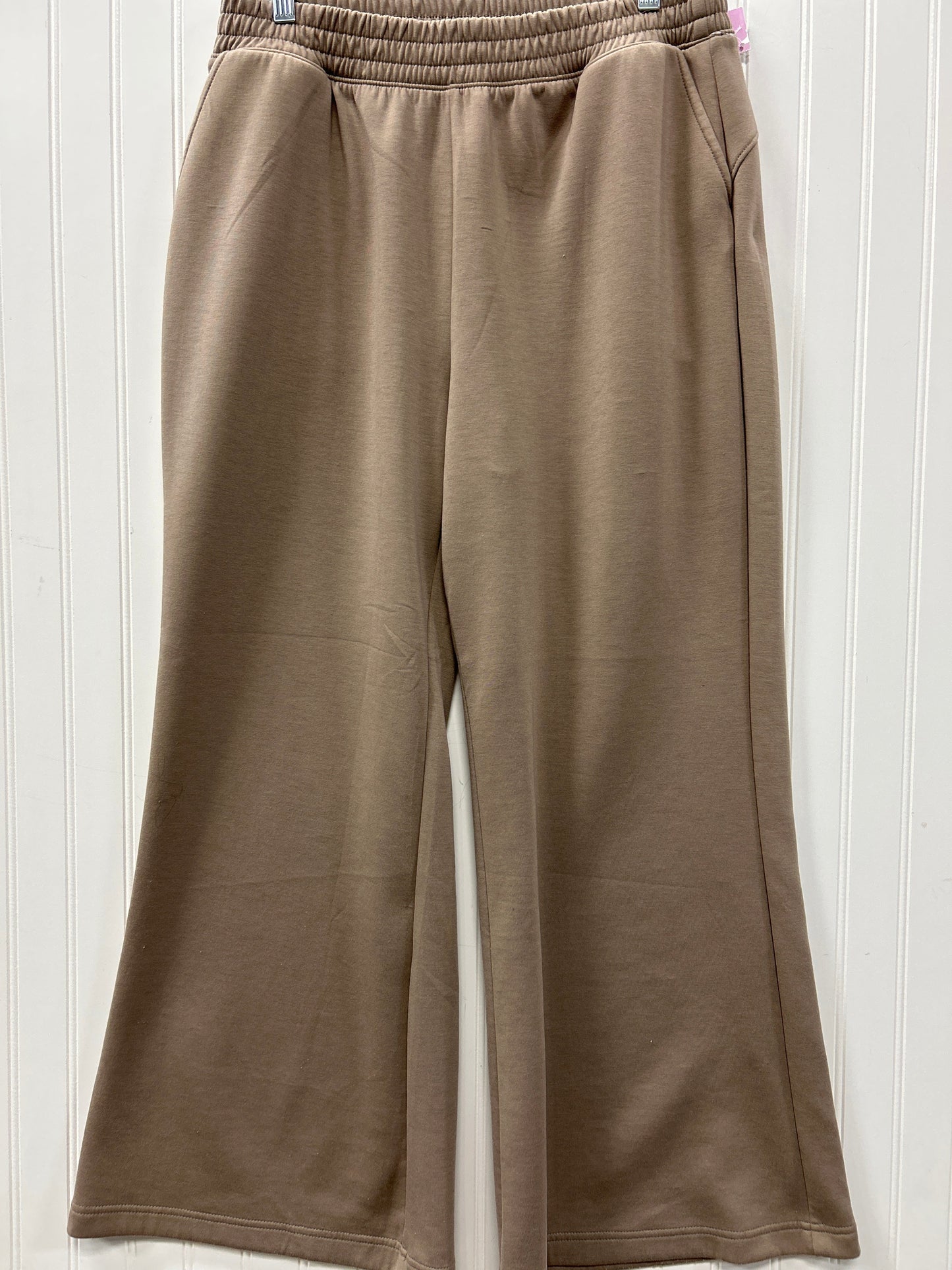 Athletic Pants By Zenana In Brown, Size:1X