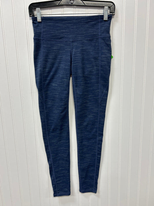 Athletic Leggings By Athleta In Navy, Size:Xs