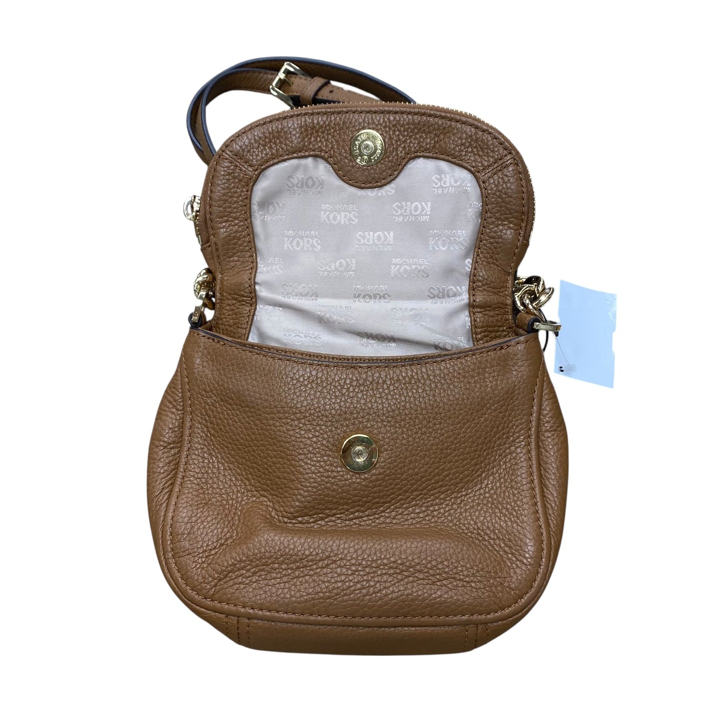 Handbag Designer By Michael Kors In Brown, Size:Small