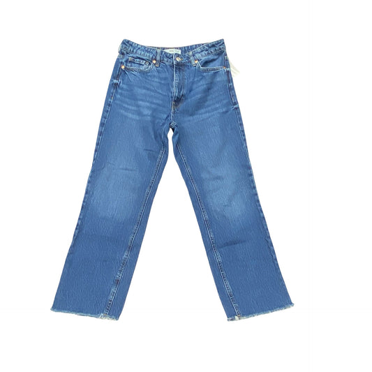 Jeans Straight By Mng In Blue Denim, Size:6
