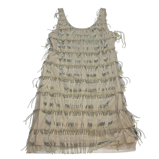 Dress Party Short By Adrianna Papell In Tan, Size:Xl