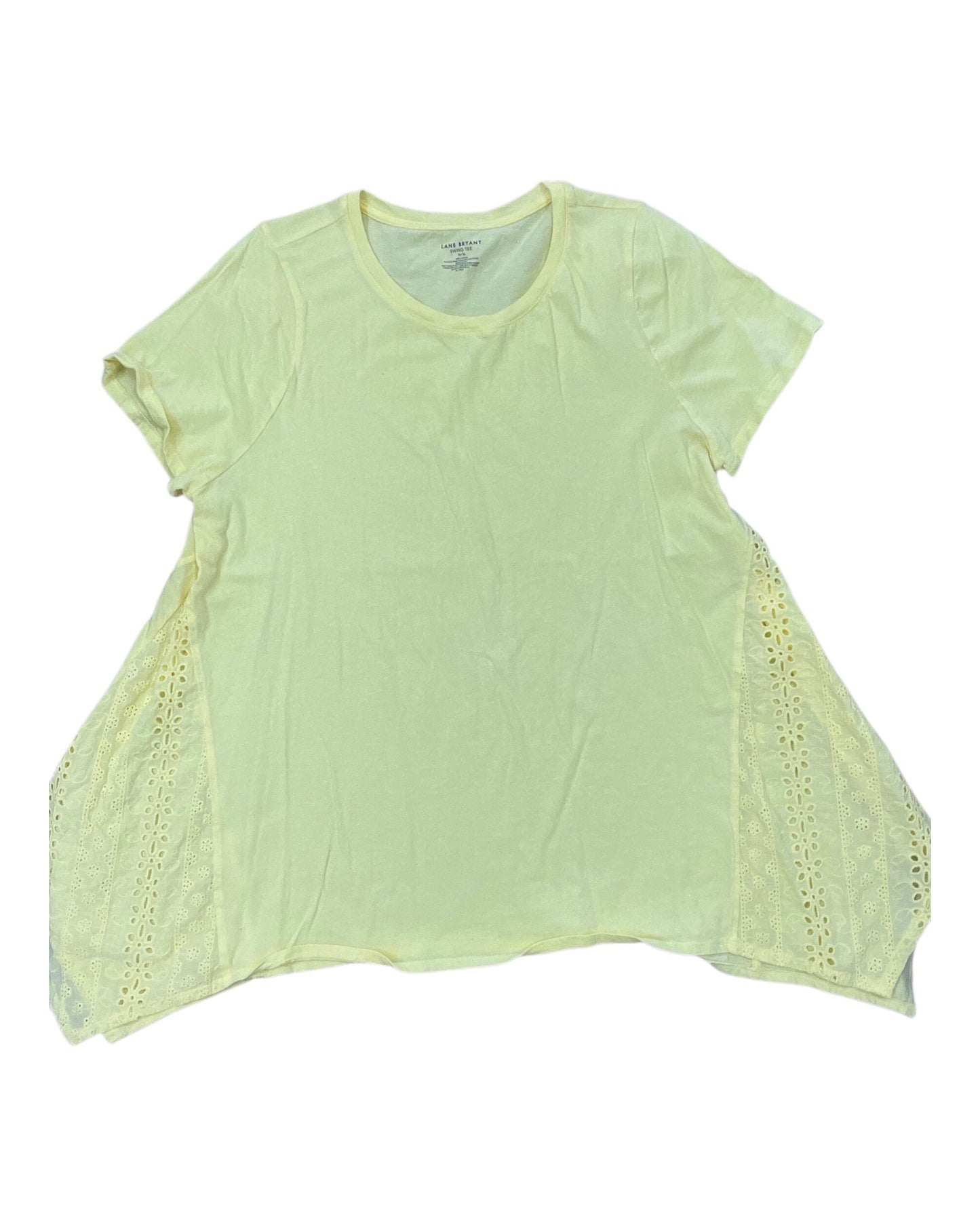 Top Ss By Lane Bryant In Yellow, Size:L