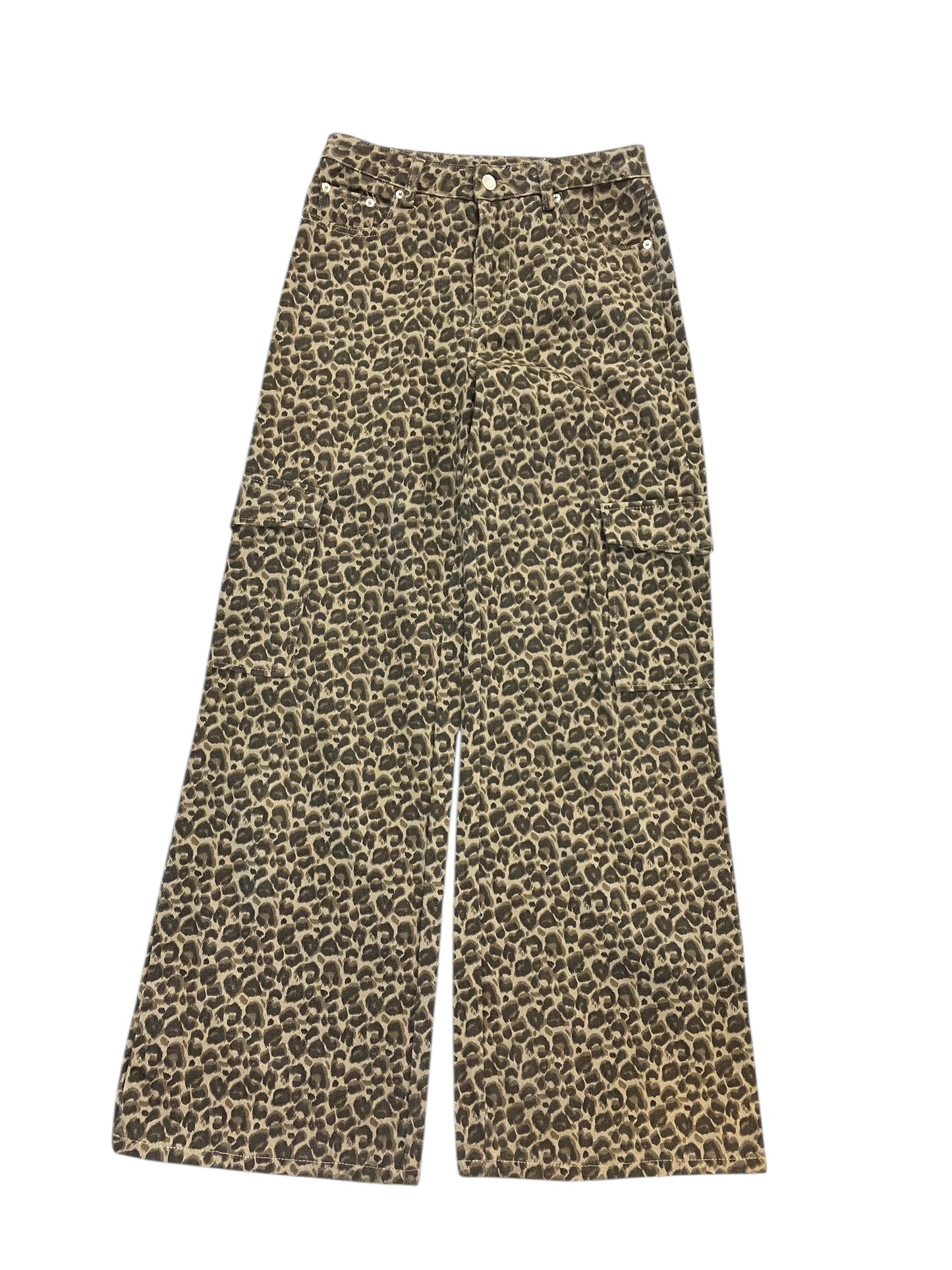 Pants Wide Leg By Emory Park In Leopard Print, Size:S