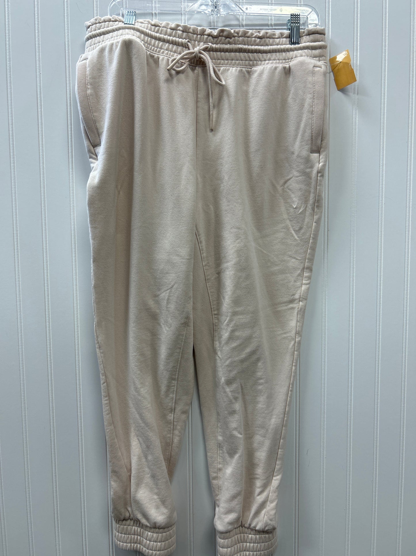 Athletic Pants By Flx In Cream, Size:L