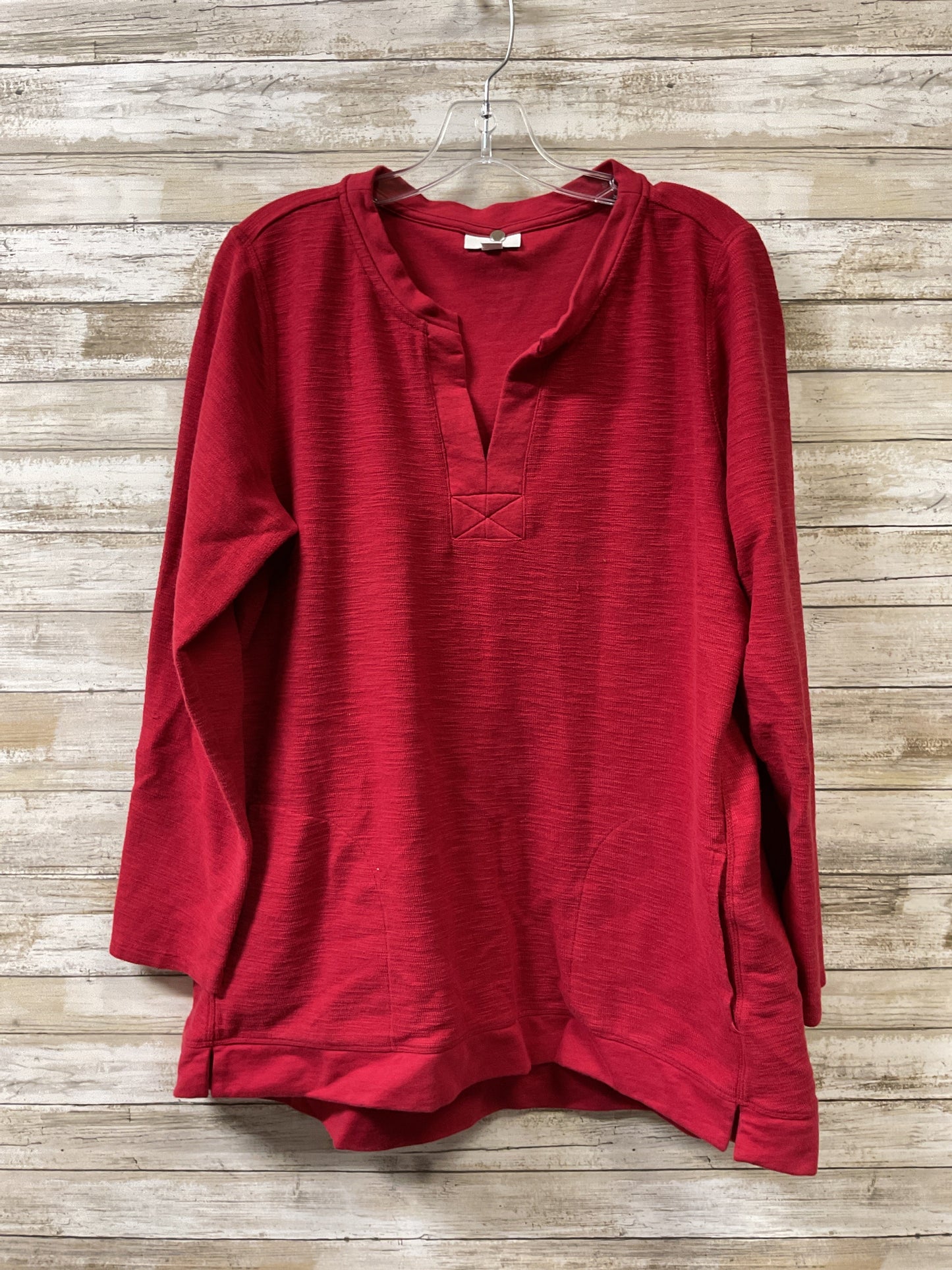Top Ls By J. Jill In Red, Size:L