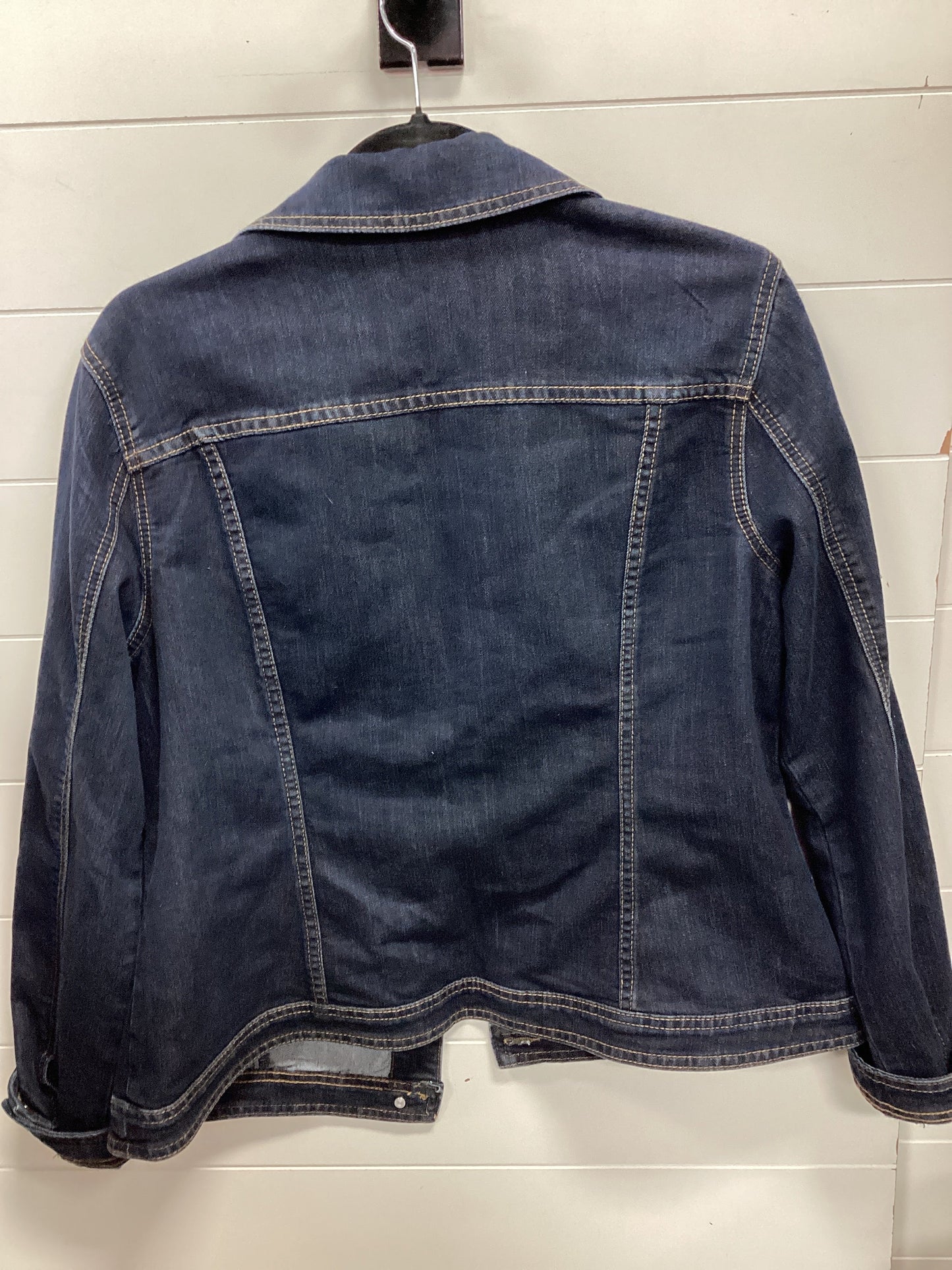 Jacket Denim By Christopher And Banks In Blue Denim, Size:L