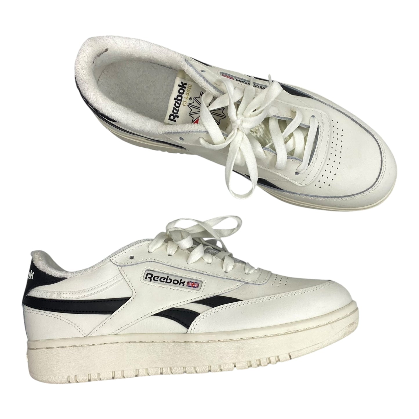 Shoes Sneakers By Reebok In Black & Cream, Size:10