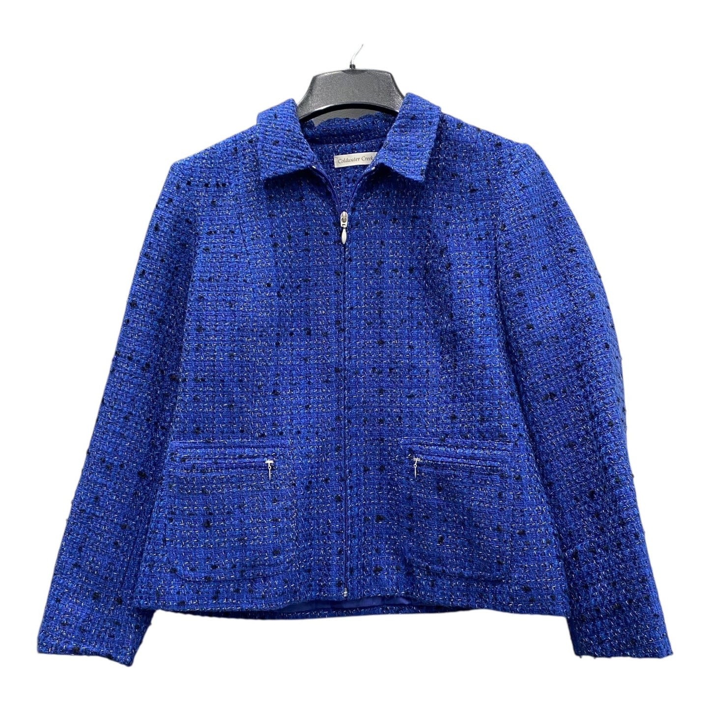 Blazer By Coldwater Creek In Blue, Size:Mp