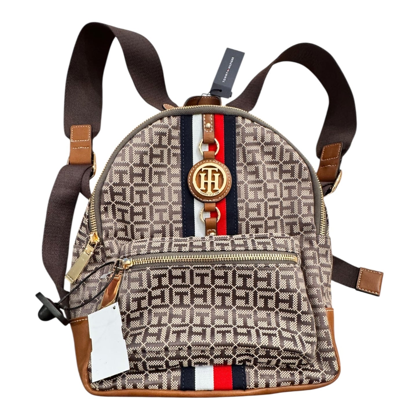 Backpack By Tommy Hilfiger In Multi, Size:Medium