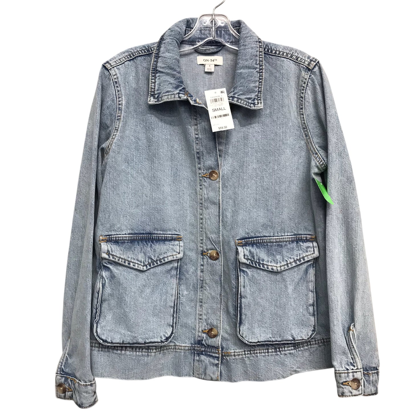 Jacket Denim By On 34th In Blue Denim, Size:S