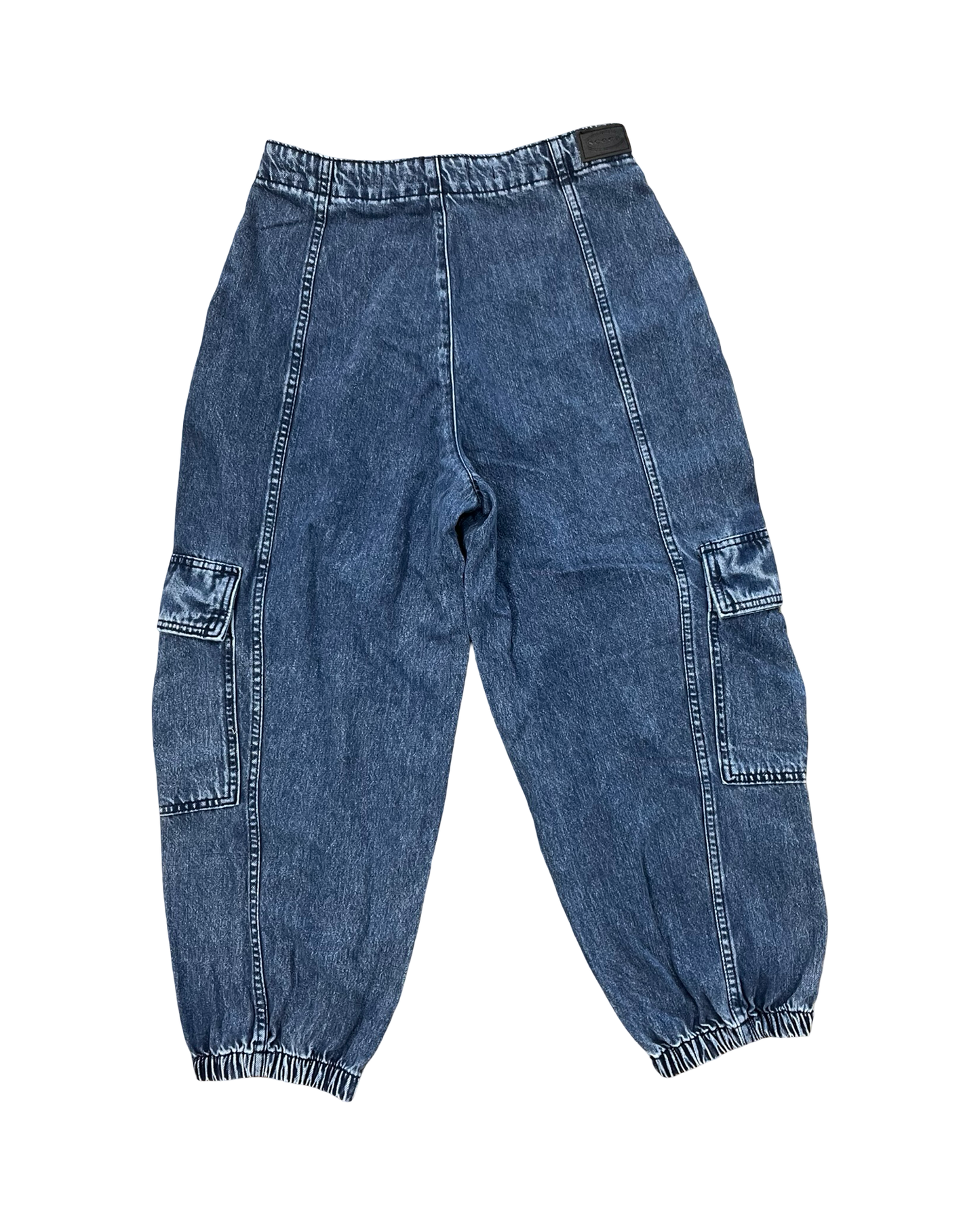 Jeans Wide Leg By Scoop In Blue Denim, Size:2