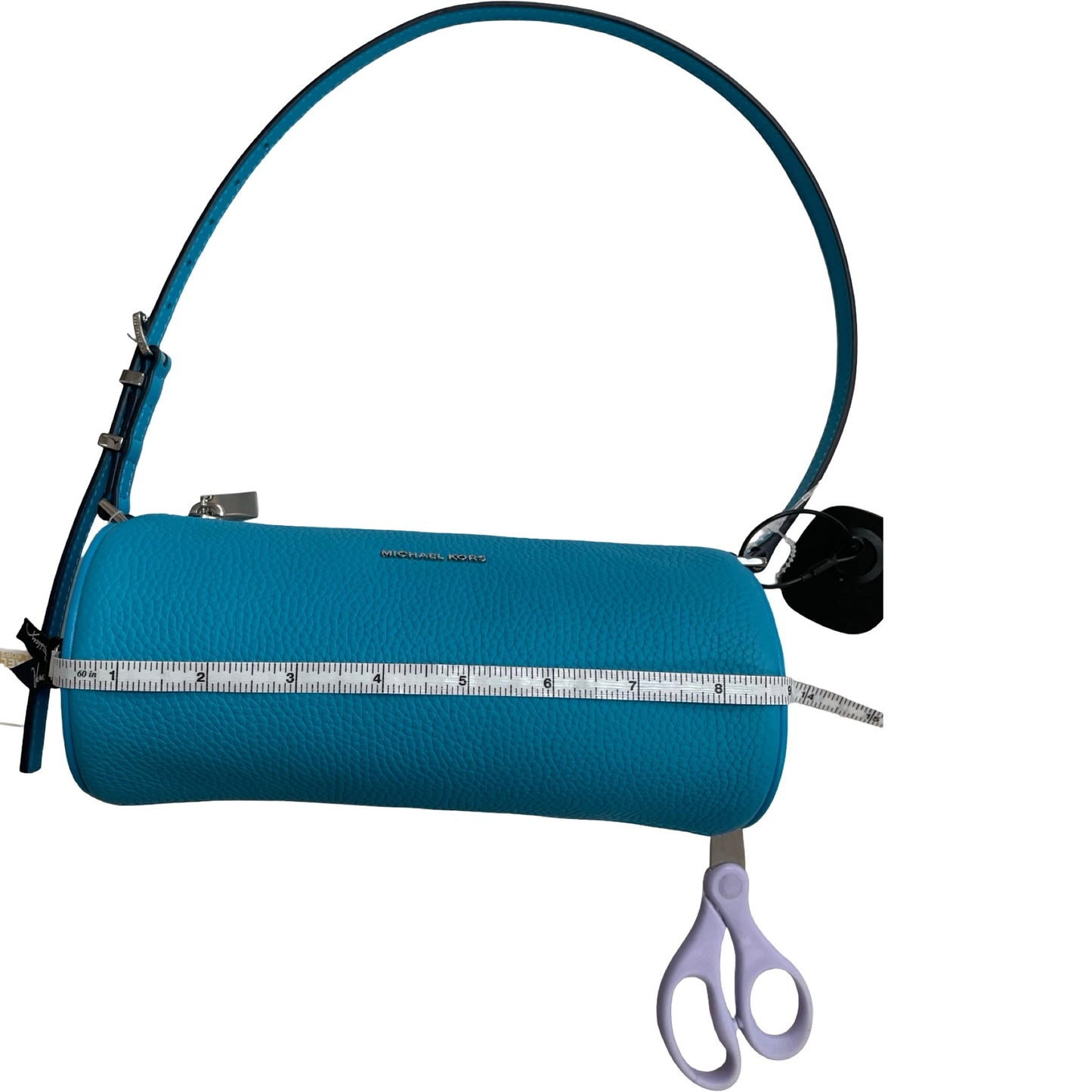 Handbag Designer By Michael Kors In Blue, Size:Medium
