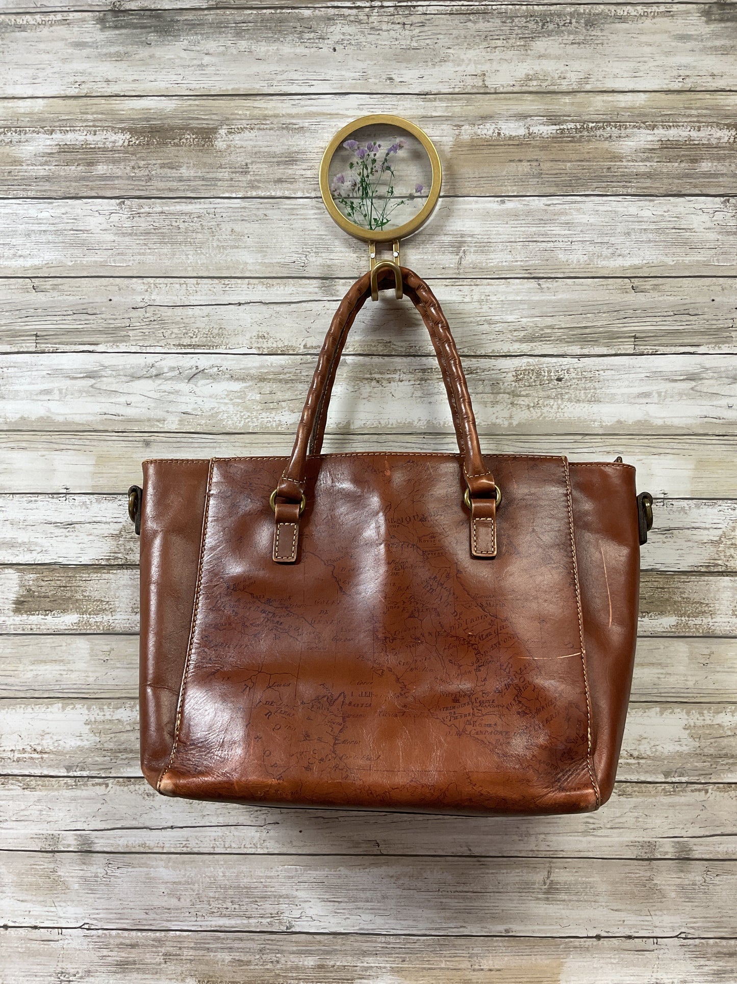 Handbag Designer By Patricia Nash In Brown, Size:Large