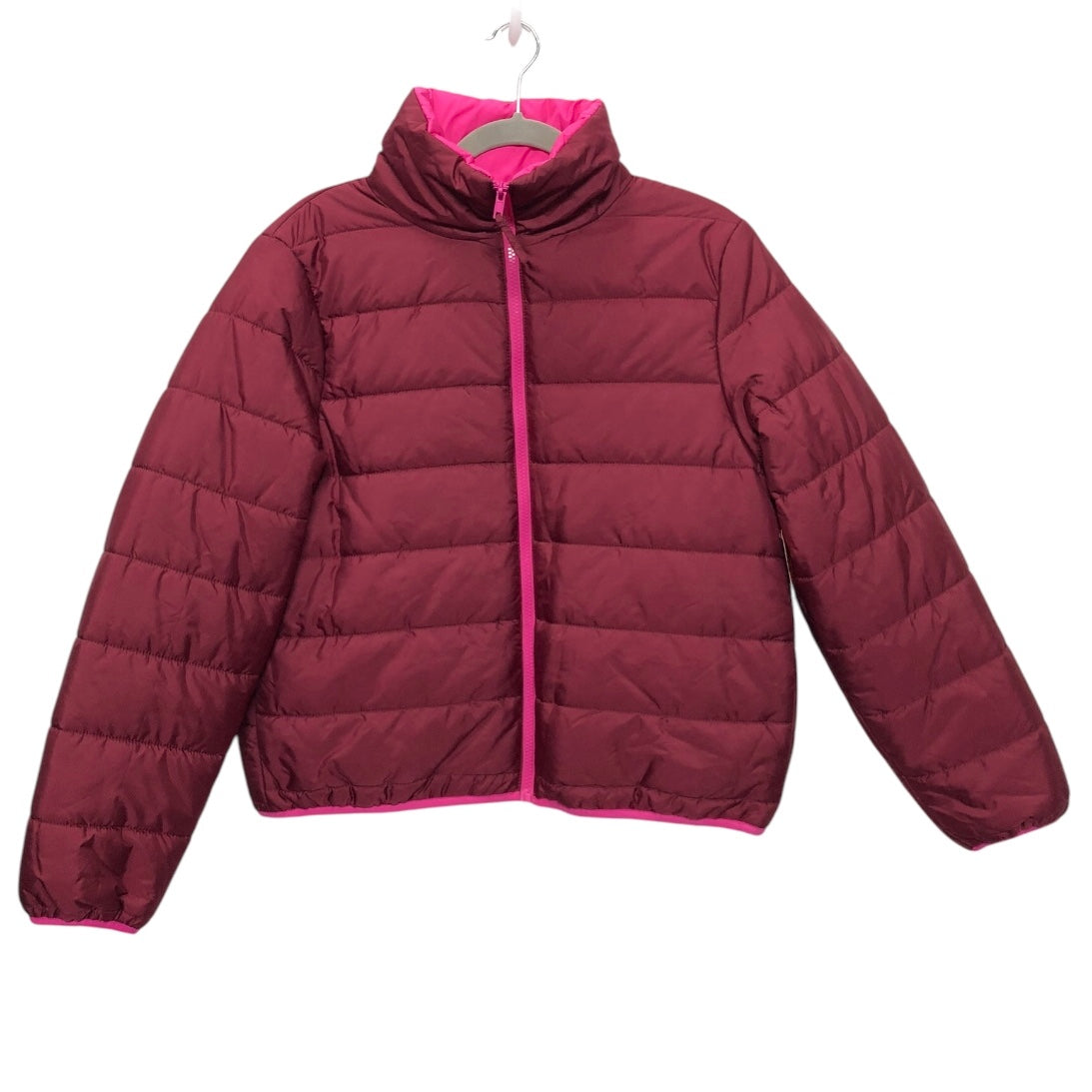 Jacket Puffer & Quilted By Wild Fable In Maroon, Size:M