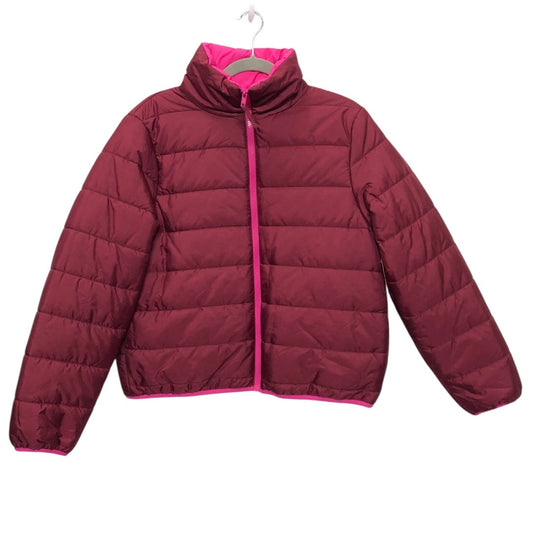 Jacket Puffer & Quilted By Wild Fable In Maroon, Size:M