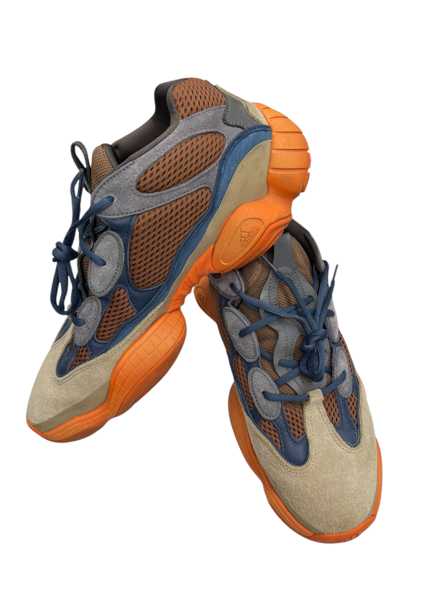 SHOES LUXURY DESIGNER by YEEZY In BLUE & ORANGE, Size: 12.5 MENS