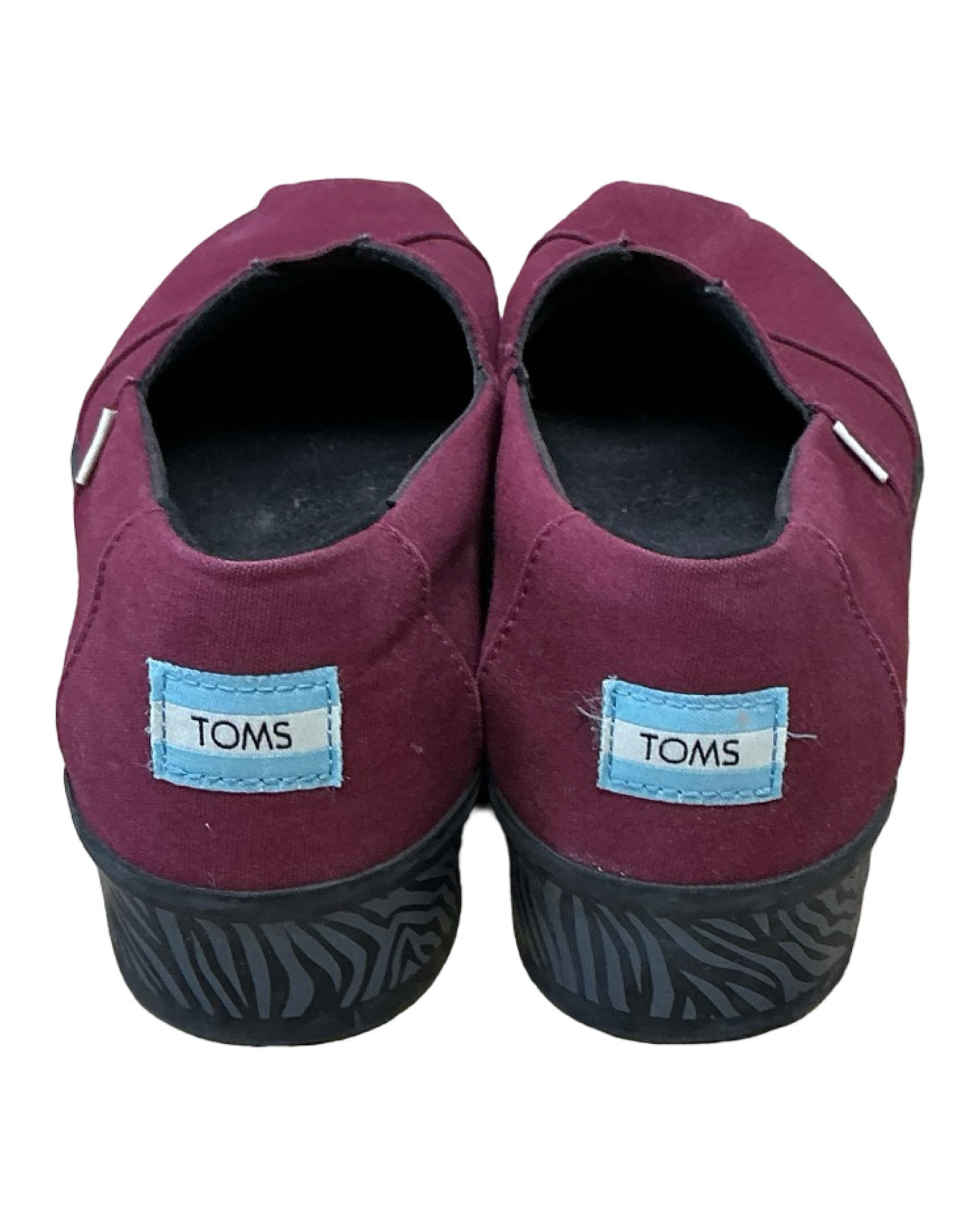 Shoes Sneakers By Toms In Maroon, Size:7.5