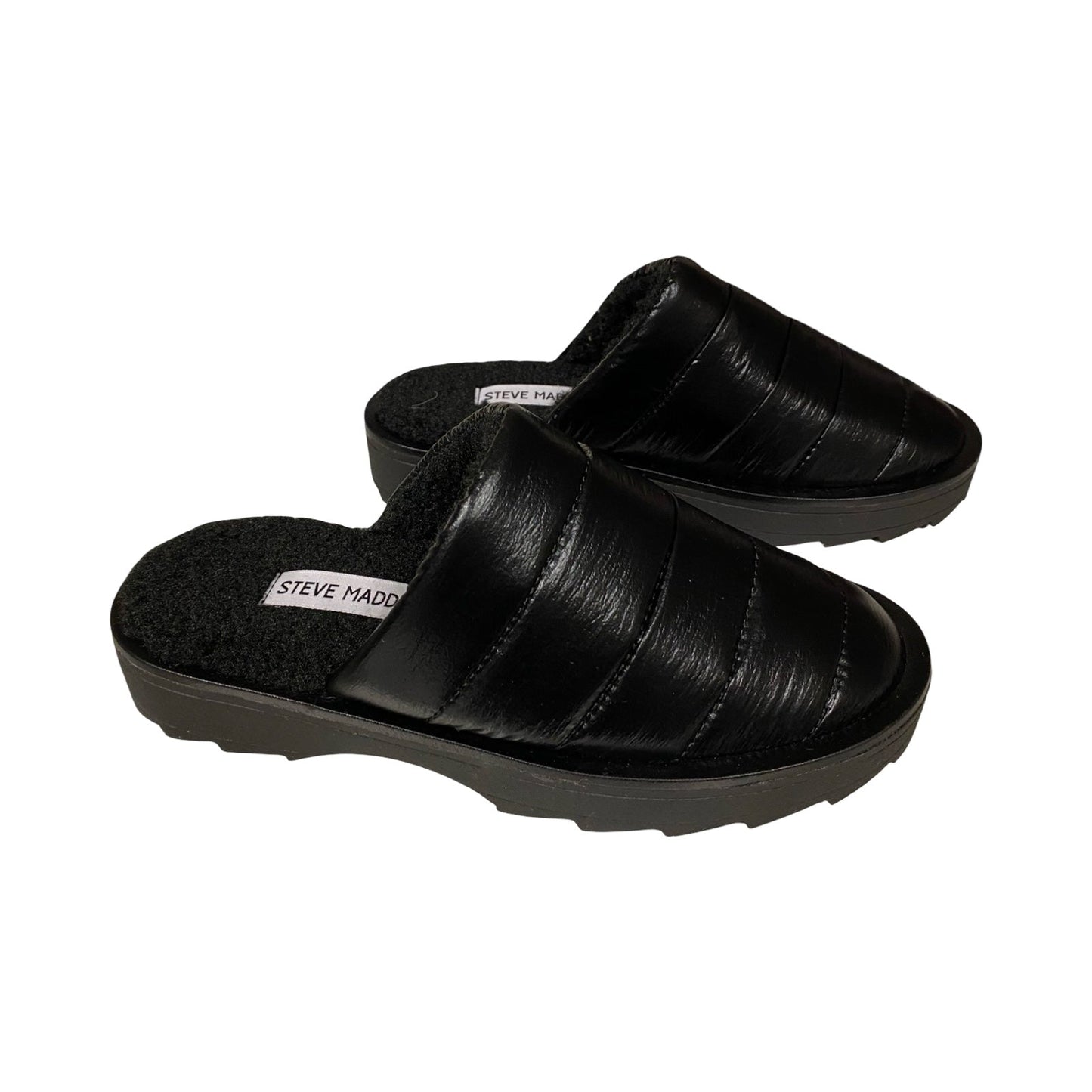 Shoes Flats By Steve Madden In Black, Size:5