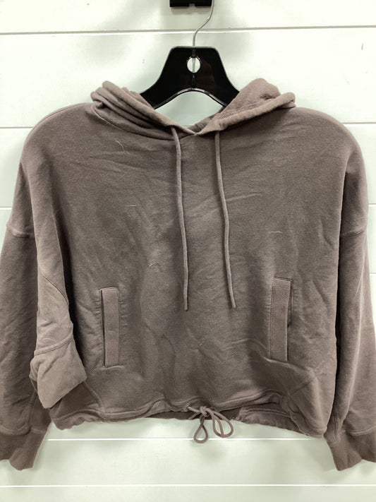 Athletic Sweatshirt Hoodie By Flx In Brown, Size:M