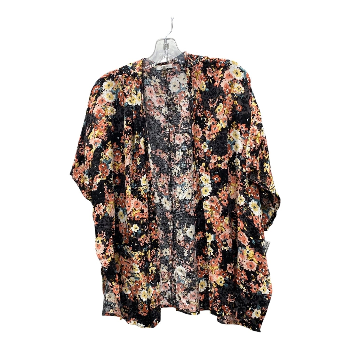 Cardigan By Maurices In Black & Orange, Size:Osfm