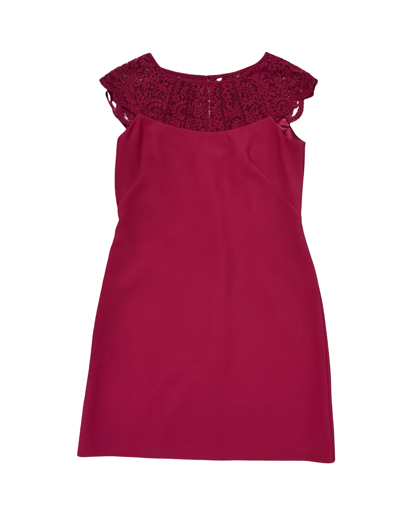Dress Casual Midi By White House Black Market In Maroon, Size:S