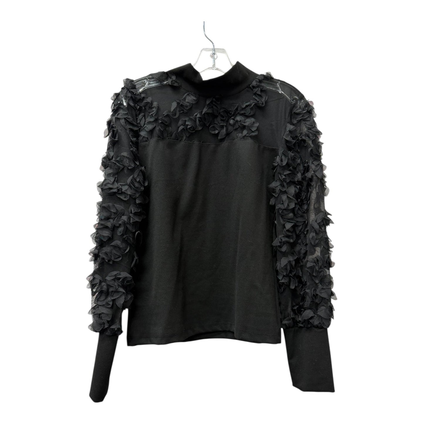 Top Ls By aqe fashion In Black, Size:Xl