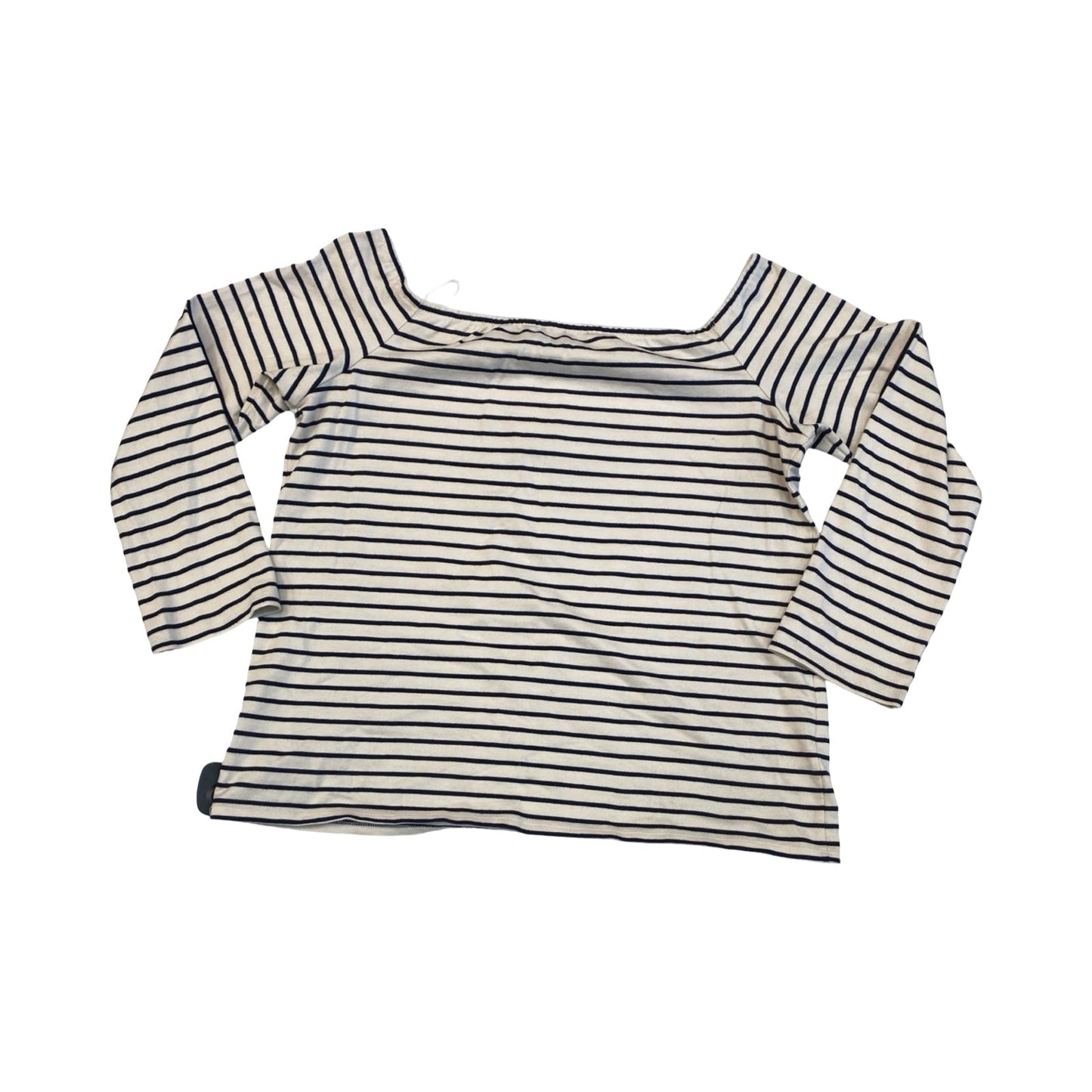 Top Ls By Theory In Striped Pattern, Size:L