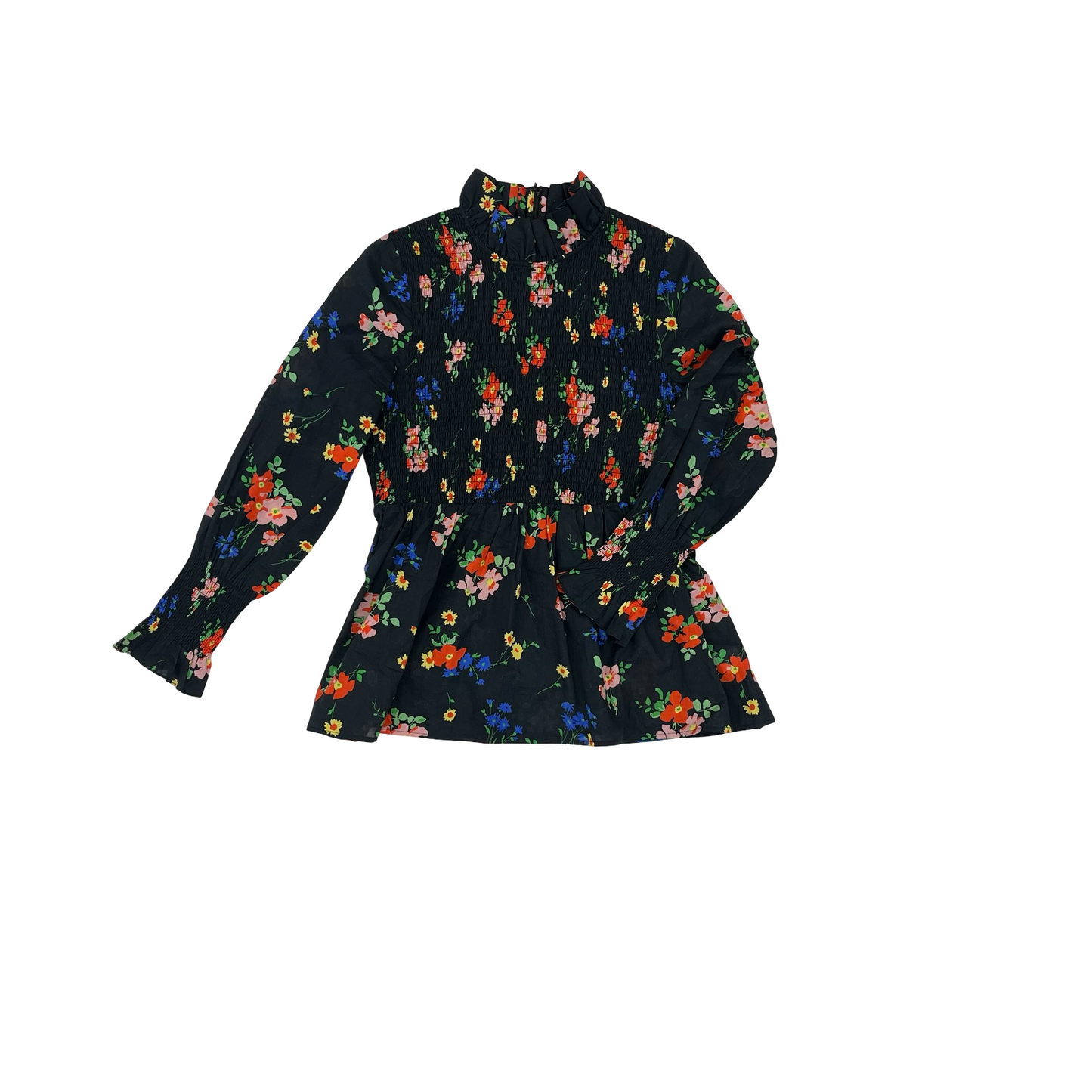 Blouse Ls By Tuckernuck In Floral Print, Size:M