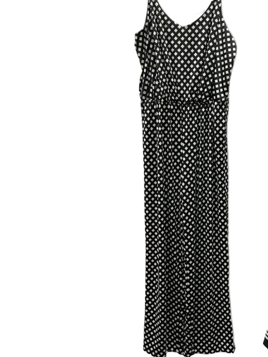 Jumpsuit By Agb In Black & Cream, Size:Xl