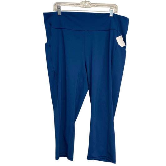 Athletic Capris By Tek Gear In Blue, Size:2X