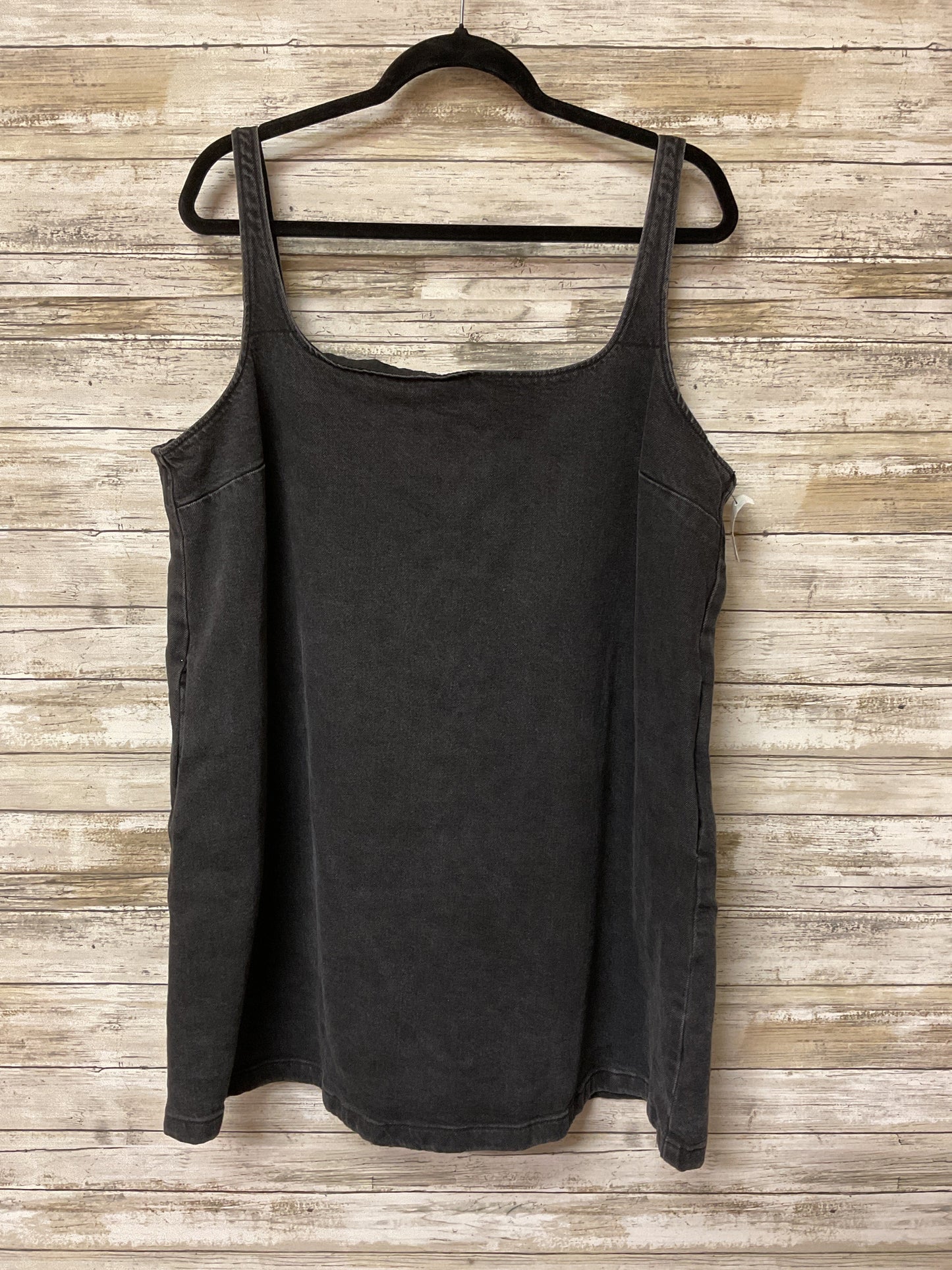 Dress Casual Short By Asos In Black Denim, Size:14