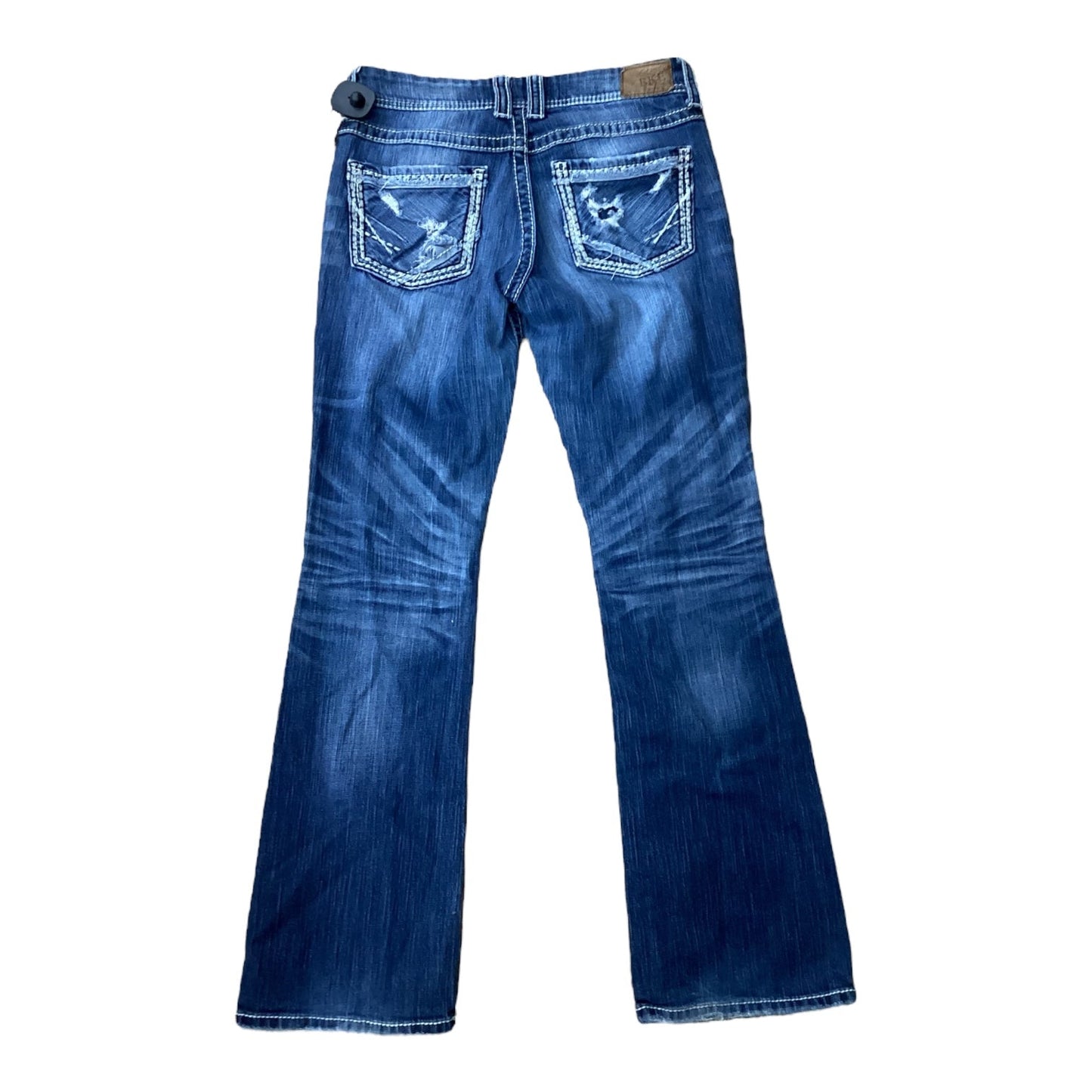 Jeans Boot Cut By Bke In Blue Denim, Size:8