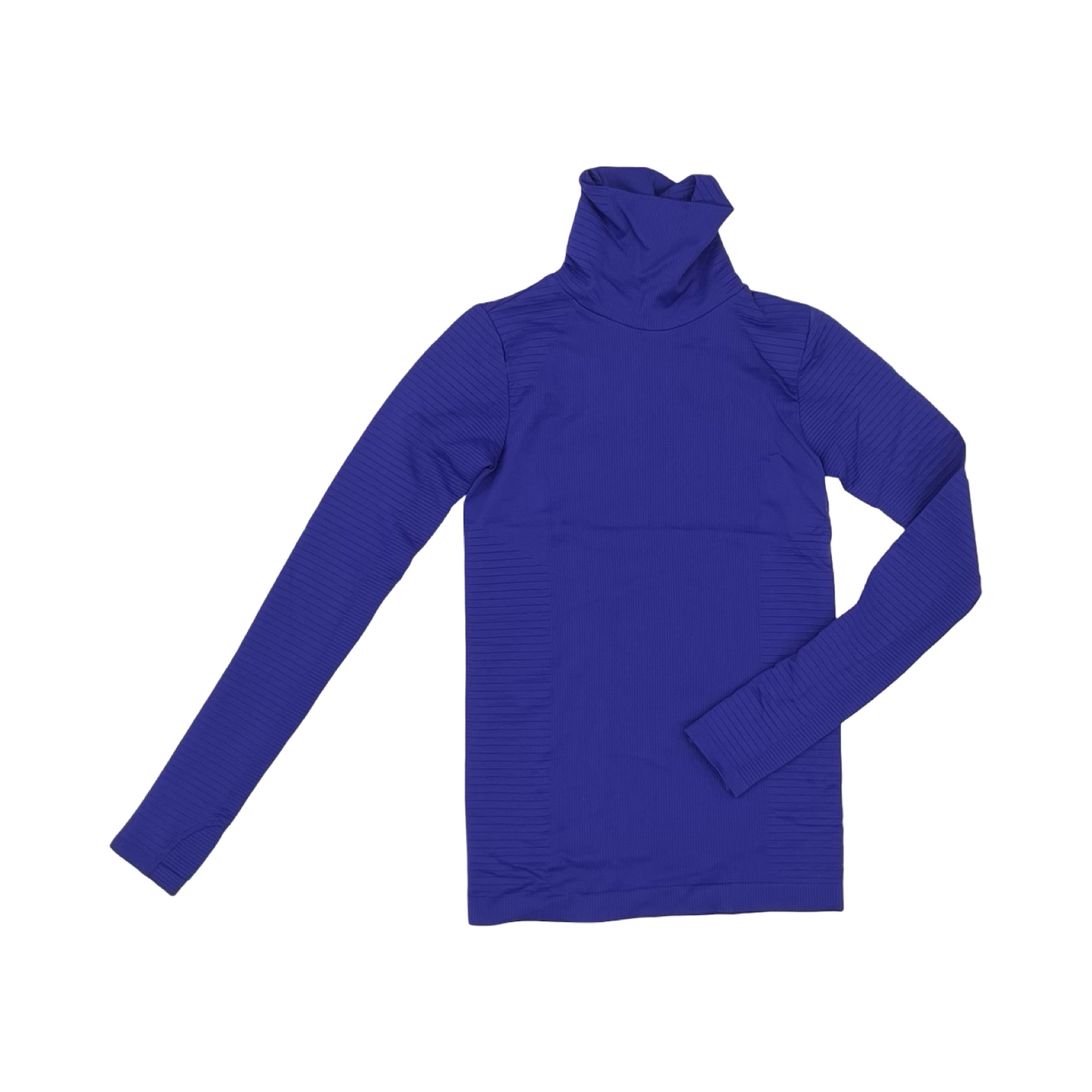 Athletic Top Ls Collar By Athleta In Blue, Size:Xxs