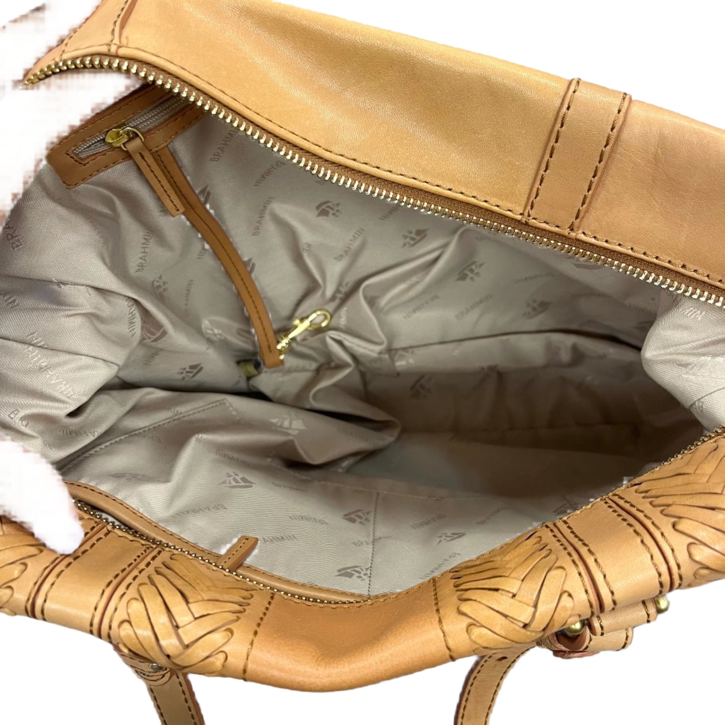 Handbag Designer By Brahmin, Size: Medium